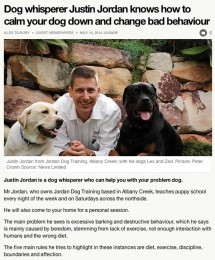 Quest News article excerpt about problem dogs