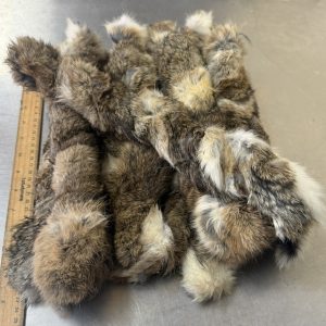Rabbit Fur Twist Chews for Dogs (Pack of 10)